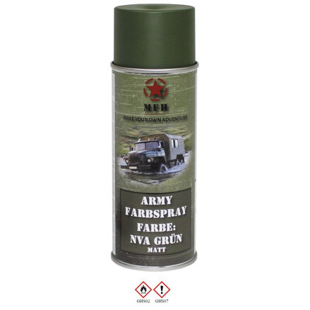 Wojskowa farba w sprayu ARMY MFH - zielony NVA