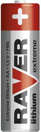 Baterie litowe Raver AA Extreme (8 sztuk w opakowaniu)