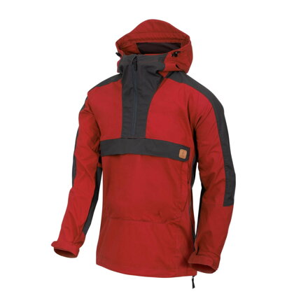 Helikon WOODSMAN ANORAK JACKET karmazynowe niebo/popielaty szary