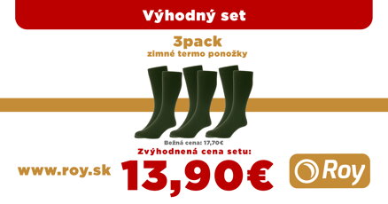 3-pak skarpet termicznych