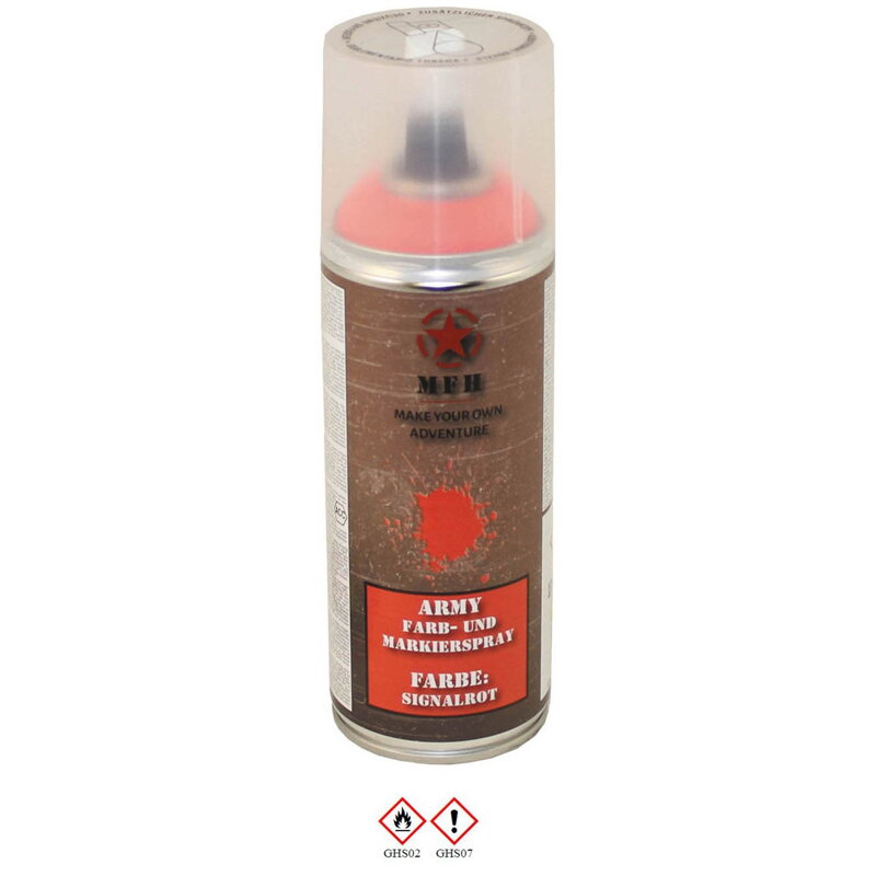 Wojskowa farba w sprayu MFH - czerwony sygnałowy 400ml