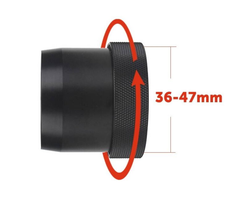 Uniwersalne gniazdo (adapter) dla PARD NV007, NV007A i NV007V (od 36 do 47 mm)