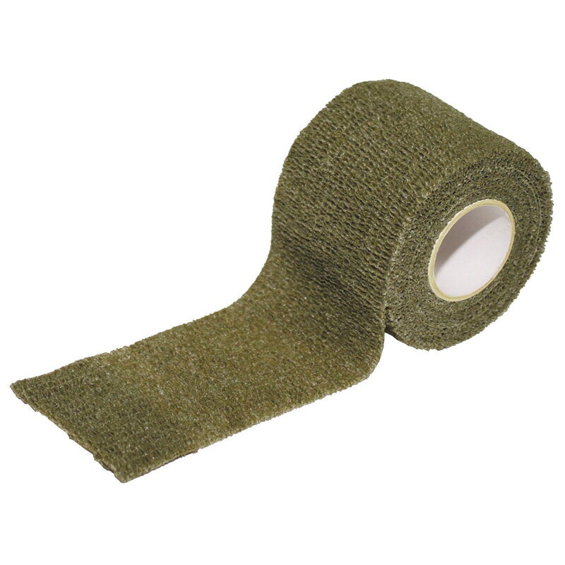 Bandaż samoprzylepny zielony - maskowanie fototapety